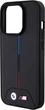 Панель BMW Quilted Tricolor MagSafe для Apple iPhone 15 Pro Black (BMHMP15L22PVTK) - зображення 6