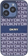 Панель DKNY Leather Mono Stripe & Metal Logo для Apple iPhone 15 Pro Blue (3666339260835) - зображення 2