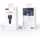 FM-трансмітер модулятор XO BCC18 Smart Bluetooth USB з дисплеєм чорний (RZN-23102683) - изображение 4