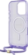 Панель Guess Crossbody Cord Script MagSafe для Apple iPhone 16 Pro Purple (GUHMP16LHCTSGNSU) - зображення 6