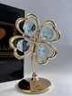 Фигурка Crystocraft со стразами Swarovski Клевер 8 см 1601756 - изображение 2