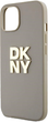 Панель DKNY Wrist Strap Stock Logo для Apple iPhone 14 Plus/15 Plus Beige (3666339264888) - зображення 5