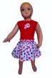 Платье для девочки DR.Kid 18-270 красный 74 - изображение 1