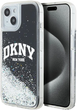 Etui DKNY Liquid Glitter Big Logo do Apple iPhone 13/14/15 Black (3666339270759) - obraz 1