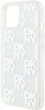 Etui DKNY Liquid Glitter Multilogo do Apple iPhone 13/14/15 White (3666339271039) - obraz 6