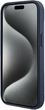 Etui DKNY Leather Mono Stripe & Metal Logo do Apple iPhone 13/14/15 Blue (3666339260811) - obraz 5