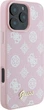 Etui Guess Peony Script Logo MagSafe do Apple iPhone 16 Pro Pink (GUHMP16LPGPYSP) - obraz 4