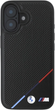 Панель BMW M Perforated Tricolor Line MagSafe для Apple iPhone 16 Black (BMHMP16M23PUPDK) - зображення 3