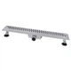 Трап для душа линейный ITAL IT02-FT09/300 Brushed nickel нержавеющая сталь 70x300 мм с решеткой и комбинированным гидрозатвором (1055895) - изображение 1