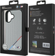 Панель BMW M Perforated Tricolor Line MagSafe для Apple iPhone 16 Gray (BMHMP16S23PUPDG) - зображення 8