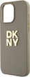 Etui DKNY Wrist Strap Stock Logo do Apple iPhone 15 Pro Max Beige (3666339264901) - obraz 5