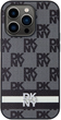 Etui DKNY Leather Checkered Mono Pattern & Printed Stripes do Apple iPhone 15 Pro Max Black (3666339263225) - obraz 2
