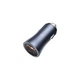 Зарядное устройство автомобильное Baseus CCJD-A0G Golden Contactor Pro Dual Quick Charger Car Charger 2USB/40W Dark Gray - изображение 1