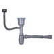 Сифон для кухонной мойки Kroner KRP Siphon-021 3 1/2"х50/40 мм (CV026282) - изображение 1