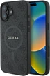 Панель Guess 4G Ring Classic Logo MagSafe для Apple iPhone 16 Plus Black (GUHMP16MG4GFRK) - зображення 1