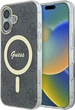 Etui Guess IML 4G MagSafe do Apple iPhone 16 Plus Black (GUHMP16MH4STK) - obraz 1