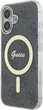 Etui Guess IML 4G MagSafe do Apple iPhone 16 Plus Black (GUHMP16MH4STK) - obraz 3