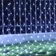 Гирлянда уличная сетка, прозрачный шнур 1.5х1.5 м 120 LED Белый свет от сети (1000-RV31W) - изображение 4