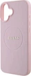 Etui Guess Grained Ring MagSafe do Apple iPhone 16 Plus Pink (GUHMP16MPGHSMMP) - obraz 6