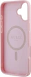 Etui Guess Grained Ring MagSafe do Apple iPhone 16 Plus Pink (GUHMP16MPGHSMMP) - obraz 7