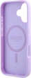 Etui Guess Saffiano Peony Classic Logo MagSafe do Apple iPhone 16 Plus Purple (GUHMP16MPSAPSMEU) - obraz 7