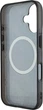 Etui Guess IML Peony On 4G Background MagSafe do Apple iPhone 16 Black (GUHMP16SH4PYEEK) - obraz 7