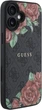 Etui Guess 4G Flowers Print MagSafe do Apple iPhone 16 Black (GUHMP16SP4ROPEMCK) - obraz 4