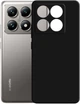 Etui plecki 3MK Silicone Case do Xiaomi 14T Pro Max Black (5903108613156) - obraz 1