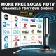 Антена для телевізора кімнатна HIDB (Магнітна база), 4K HD, DVB-T2, Кабель 3м - зображення 6
