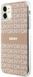 Панель DKNY IML Mono & Stripe MagSafe для Apple iPhone 11 / Xr Pink (3666339267575) - зображення 3