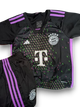 Детская футбольная форма FC Bayern München Harry Kane №9 (чёрно-фиолетовая), футболка + шорты 28(145-150см) - изображение 3