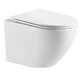 Підвісний унітаз Imprese Rozkos Twist з твердим сидінням кришкою Slim Soft Close (c06310103) - зображення 1