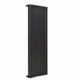 Дизайнерський вертикальний радіатор Irsap Arpa23 2 M84 1820x402 Black - изображение 1