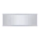 Дизайнерський горизонтальний радіатор Irsap Tesi 3 Cod.02 565x1440 White - изображение 1
