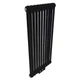 Дизайнерський вертикальний радіатор Irsap Tesi 2 Cod.50 900x450 Black - изображение 3