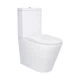 Унітаз підлоговий Qtap Swan безобідковий з сидінням Soft close білий (QT16222182TW) - изображение 1