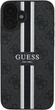 Etui Guess 4G Printed Stripes MagSafe do Apple iPhone 16 Black (GUHMP16SP4RPSK) - obraz 2