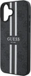 Etui Guess 4G Printed Stripes MagSafe do Apple iPhone 16 Black (GUHMP16SP4RPSK) - obraz 6