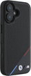 Etui plecki BMW M Perforated Tricolor Line MagSafe do Apple iPhone 16 Black (BMHMP16S23PUPDK) - obraz 4