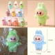 Флокована фігурка монстр LABUBU The Monsters Exciting Macaron 4,5 см Лабубу флок салатовий - изображение 2