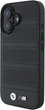 Etui plecki BMW M Perforated And Stitched Line MagSafe do Apple iPhone 16 Black (BMHMP16S23PUSPK) - obraz 2