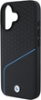 Etui plecki BMW Sign Leather Textured And Line MagSafe do Apple iPhone 16 Black (BMHMP16S23RDCLK) - obraz 6