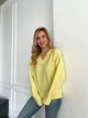 Теплий светр із м'якого трикотажу Оne size 42-48 Жовтий (5049) - зображення 4