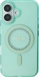 Etui Guess IML Rhinestones MagSafe do Apple iPhone 16 Green (GUHMP16SPFTDTEN) - obraz 2