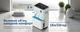 Осушитель воздуха 16л/24 ч, evoair OptiDry 16, до 40 м², резервуар 2 л, умный контроль влажности воздуха от 30% до 80%, цифровой дисплей, White - изображение 3