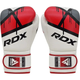 Рукавички боксерські з капою RDX F7 Ego розмір 14 унцій, біло-червоні - изображение 4