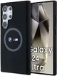 Etui plecki BMW M Silicone Printed Ring MagSafe do Samsung Galaxy S24 Ultra Black (BMHMS24L23SROK) - obraz 1