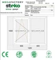 Окно-Steko 1200 х 1000 мм, (3 стекла/аргон), левое - изображение 2
