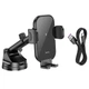 Держатель HOCO Journey wireless fast charging car holder HW5 (center console) - изображение 2