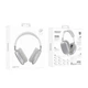 Бездротові Bluetooth-навушники Borofone BO22 Plus Elegant (BT5.4, AUX/TF, 90h). Silver - зображення 3